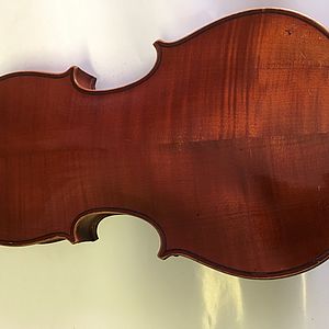 Violine mit Zettel 3